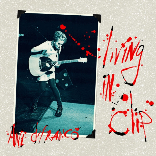 Ani Difranco - Living In Clip (25Th Anniversary/Natural Blue Swirl Vinyl/3LP) Vinyl Record