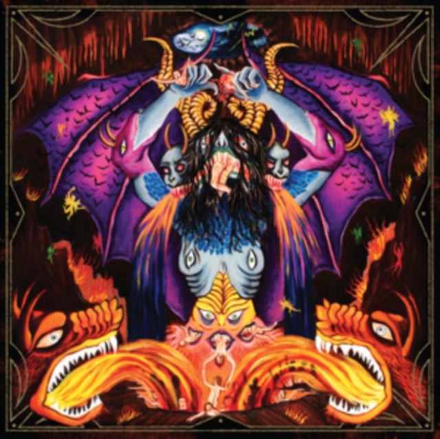 Devil Master - Satan Spits On Children Of Light (Neon Violet W/ Orange, Mustard Yellow & Cyan Blue Splatter LP Vinyl) Vinyl Record