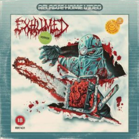 Exhumed - Horror (Electric Blue & Blood Red Quad With Red, White & Black Splatter LP Vinyl)