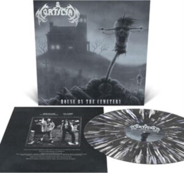 Mortician - House By The Cemetery (Black Ice With White & Baby Blue Splatter LP Vinyl) Vinyl Record