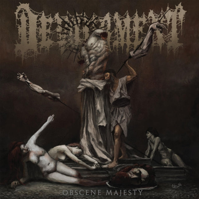 Devourment - Obscene Majesty (Gold, Brown & White Merge With Red, Oxblood & White Splatter LP Vinyl) Vinyl Record