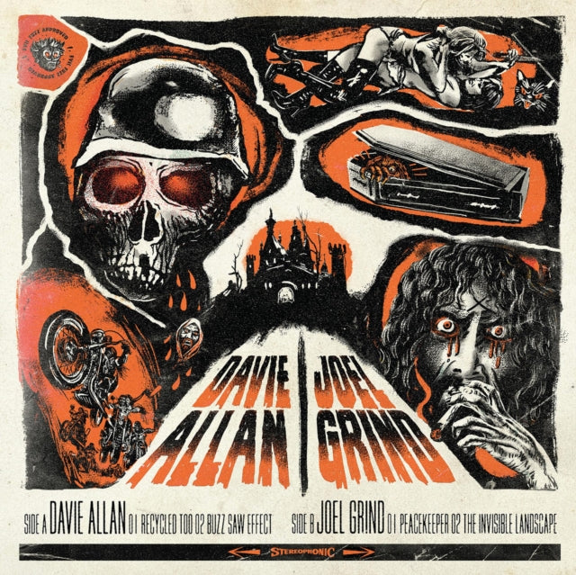 Joel Davie / Grind Allan - Split - LP Vinyl Record