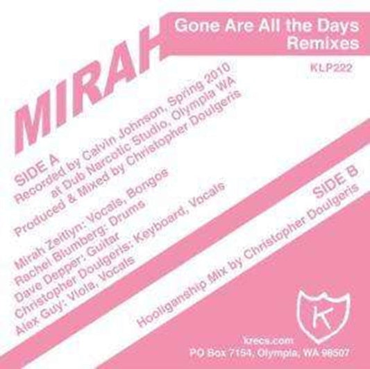 Mirah - Gone Are All The Days - 12 Inch Vinyl