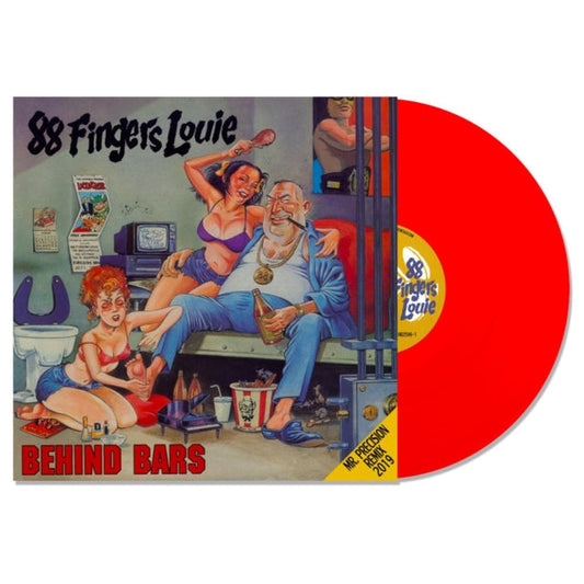 88 Fingers Louie - Behind Bars (Red LP Vinyl) Vinyl Record