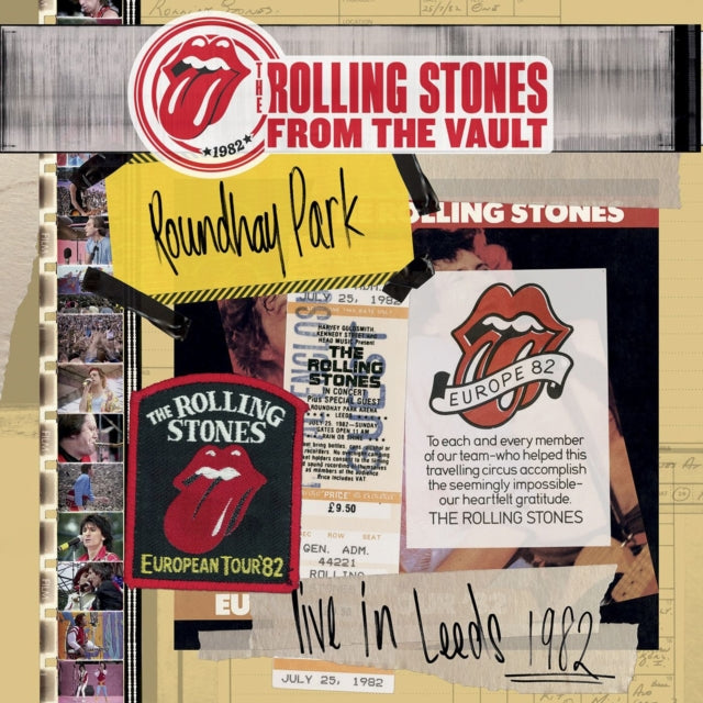 Rolling Stones - From The Vault: Live In Leeds 1982 (3LP/DVD) Vinyl Record
