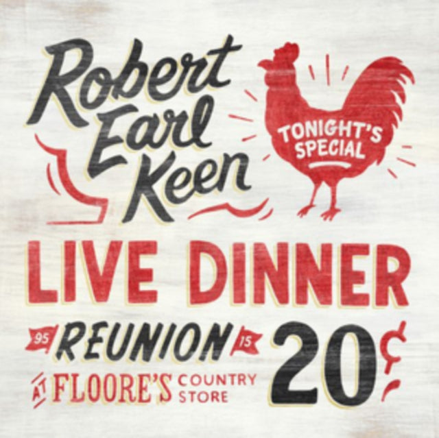 Robert Earl Keen - Live Dinner Reunion - LP Vinyl Record