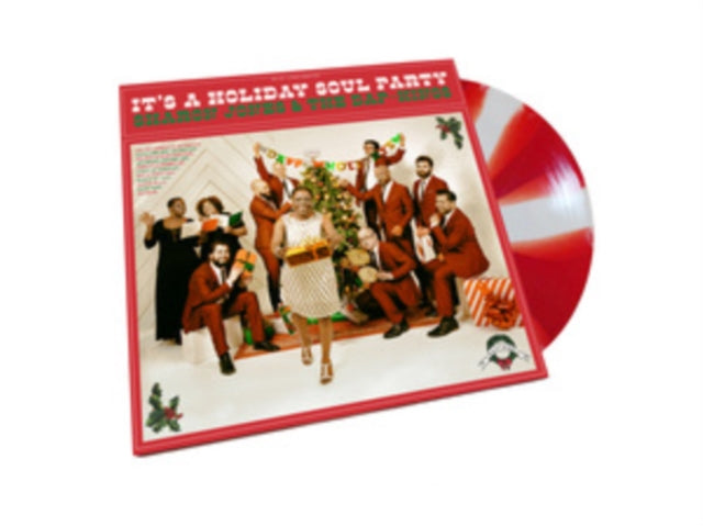 Sharon & The Dap-Kings Jones - It's A Holiday Soul Party (Candy Cane Color LP Vinyl/Dl Card) Vinyl Record