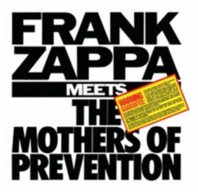 Frank Zappa - Frank Zappa Meets Mothers Of Prevention  Music CD