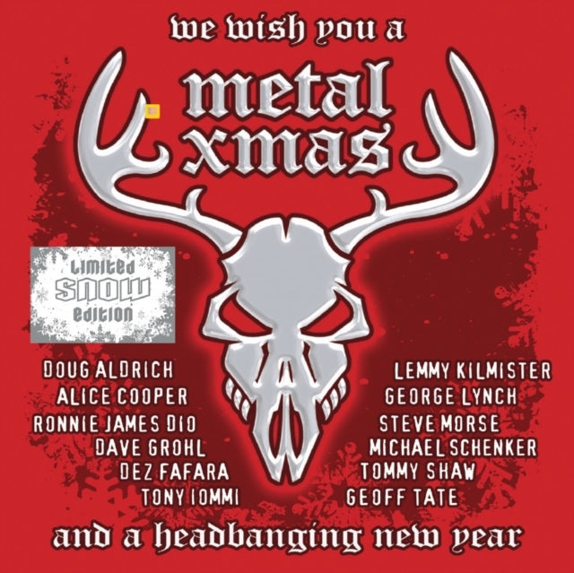 Various Artists - We Wish You A Metal Xmas & A Headbanging New Year (Snow White Vinyl/2LP) Vinyl Record