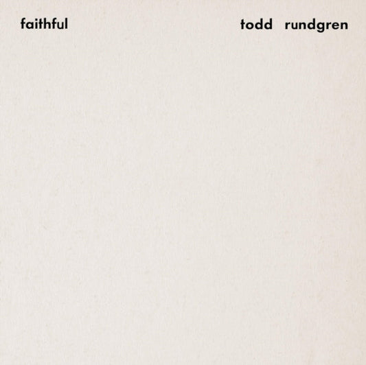Todd Rundgren - Faithful (2LP/Gold Vinyl) Vinyl Record
