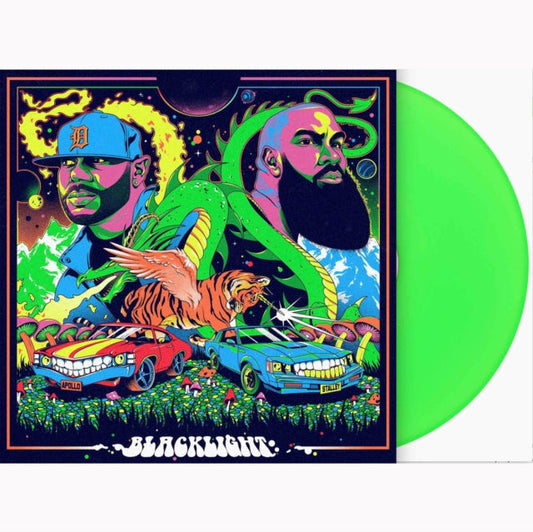 Apollo & Stalley Brown - Blacklight (Neon Green LP Vinyl) Vinyl Record