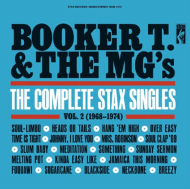 Booker T & The Mg's - Complete Stax Singles Vol. 2 (1968-1974) (Powder Blue Vinyl/2LP) Vinyl Record