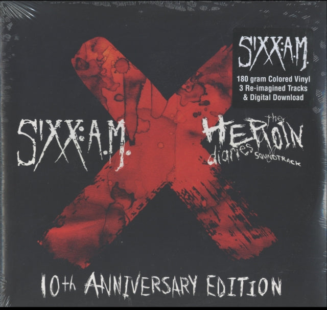 Sixx:A.M. - Heroin Diaries Soundtrack: 10Th Anniversary Edition (Colored LP Vinyl/Gatefold) Vinyl Record