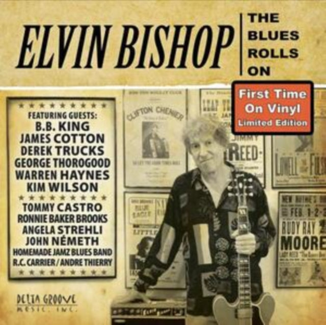 Elvin Bishop - Blues Rolls On - LP Vinyl Record