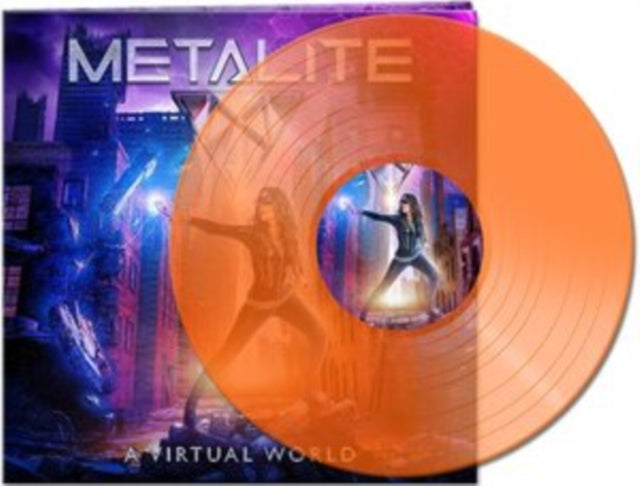 Metalite - Virtual World (Clear Orange LP Vinyl) Vinyl Record