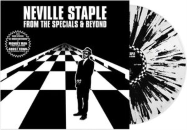 Neville Staple - From The Specials & Beyond (Black & White Splatter LP Vinyl) Vinyl Record
