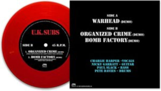 Uk Subs - Warhead (Red Vinyl) Vinyl Record