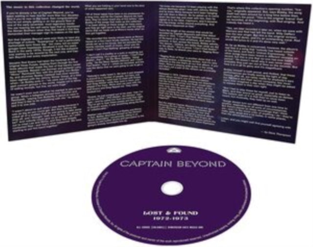 Captain Beyond - Lost & Found 1972-1973  Music CD