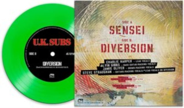 Uk Subs - Sensei (Green 7Inch) - 7 Inch Vinyl Record