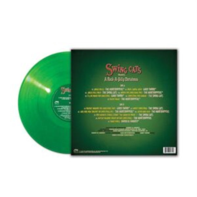 Swing Cats - Rock-A-Billy Christmas (Green LP Vinyl) Vinyl Record