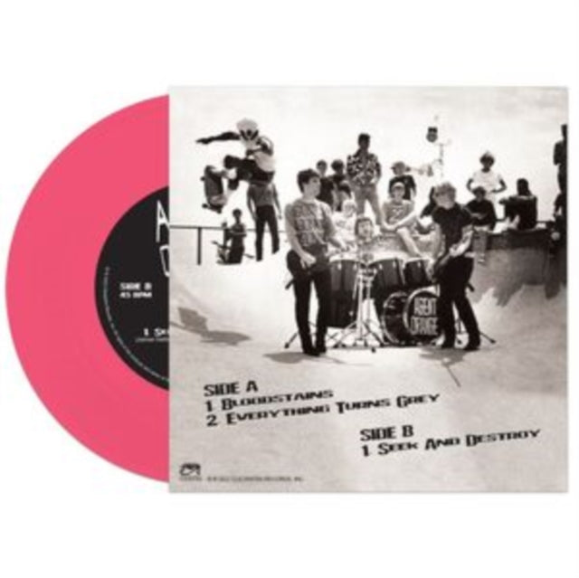 Agent Orange - Bloodstains (Pink 7Inch) - 7 Inch Vinyl Record