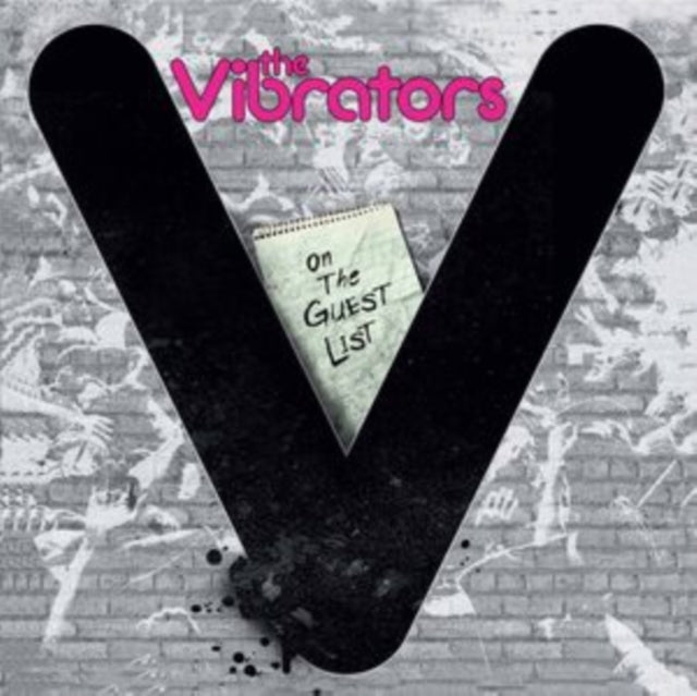 Vibrators - On The Guest List (Pink/Black Splatter LP Vinyl) Vinyl Record