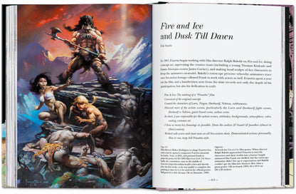 The Fantastic Worlds of Frank Frazetta. 45th Ed. (German, French, English) Book