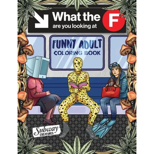 Funny Adult Coloring Book: Fun White Elephant and Gag Gift for Party Lovers & Adults Relaxation filled with Weirdest People Ever Spotted Riding O