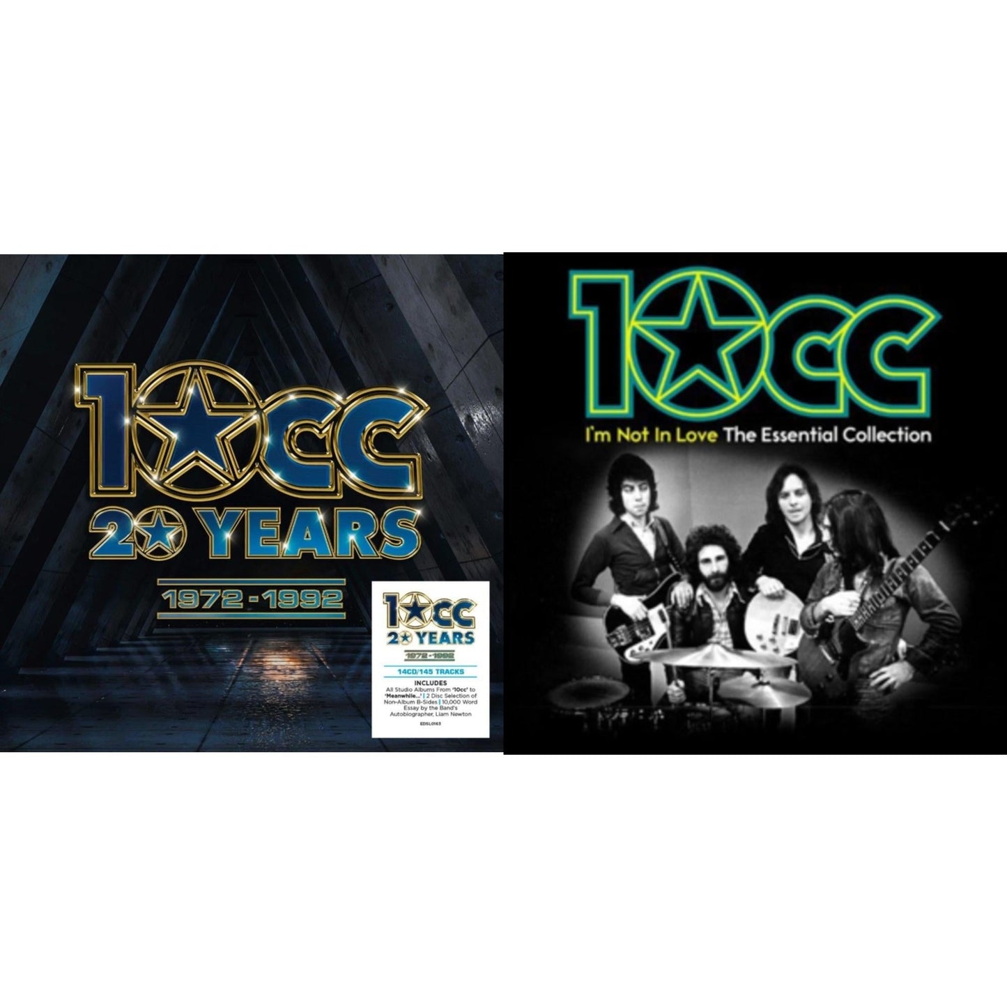 10Cc - 20 Years: 1972 - 1992 & I'm Not In Love: Essential Collection - CD Bundle