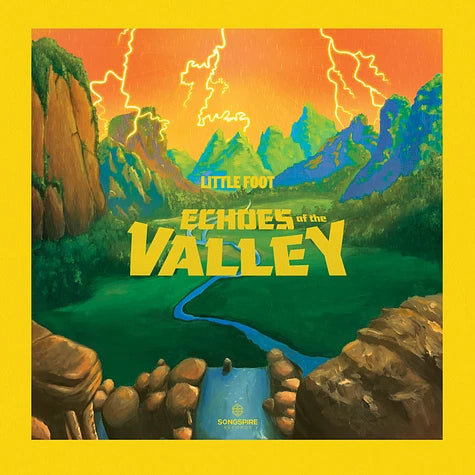 Little Foot - Echoes Of The Valley - Blue Marble Colored Vinyl [LP] Vinyl Record