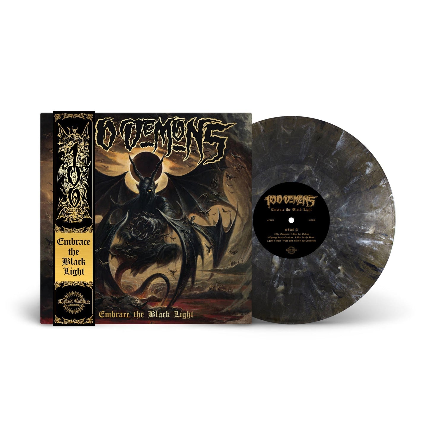100 Demons - Embrace The Black Light (Indie Exclusive) [Onyx Marble] [Vinyl] Vinyl Record