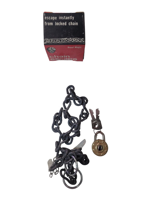 Vintage Chain Escape Magic Trick