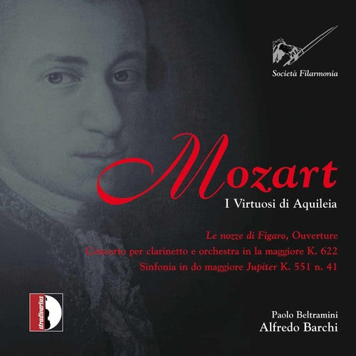 the album cover for Alfredo Barchi - Jupiter Symphony & Clarinet Concerto