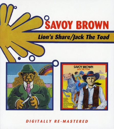 the album cover for Savoy Brown - Lions Share/Jack The Toad [Import]