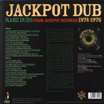 The Aggrovators - Jackpot Dub: Rare Dubs From Jackpot Records 1974-1976 (180g) Vinyl Record