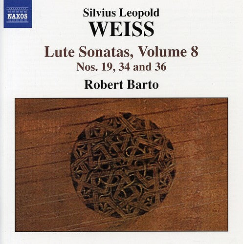 Weiss / Barto - Lute Sonatas 8 - Music CD