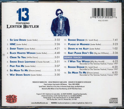 13 Featuring Lester Butler - 13 Featuring Lester Butler Music CD