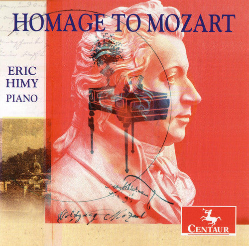 the album cover for Eric Himy - Homage to Mozart