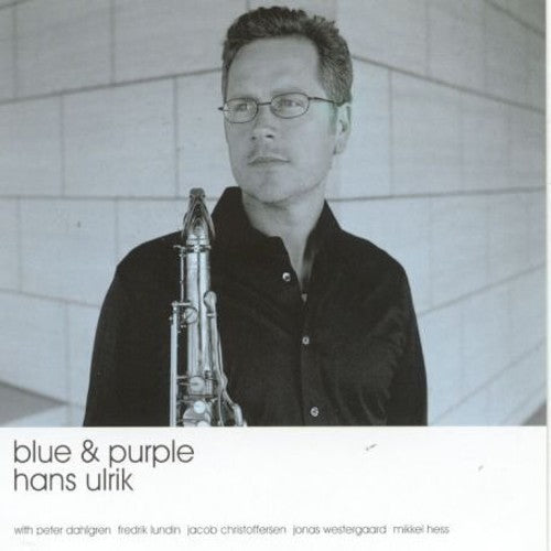 the album cover for Hans Ulrik - Blue and Purple