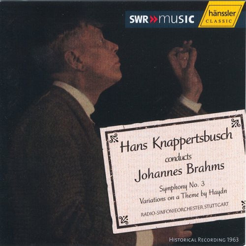 Brahms / Sgro / Knappertsbusch - Symphony 3 - Music CD