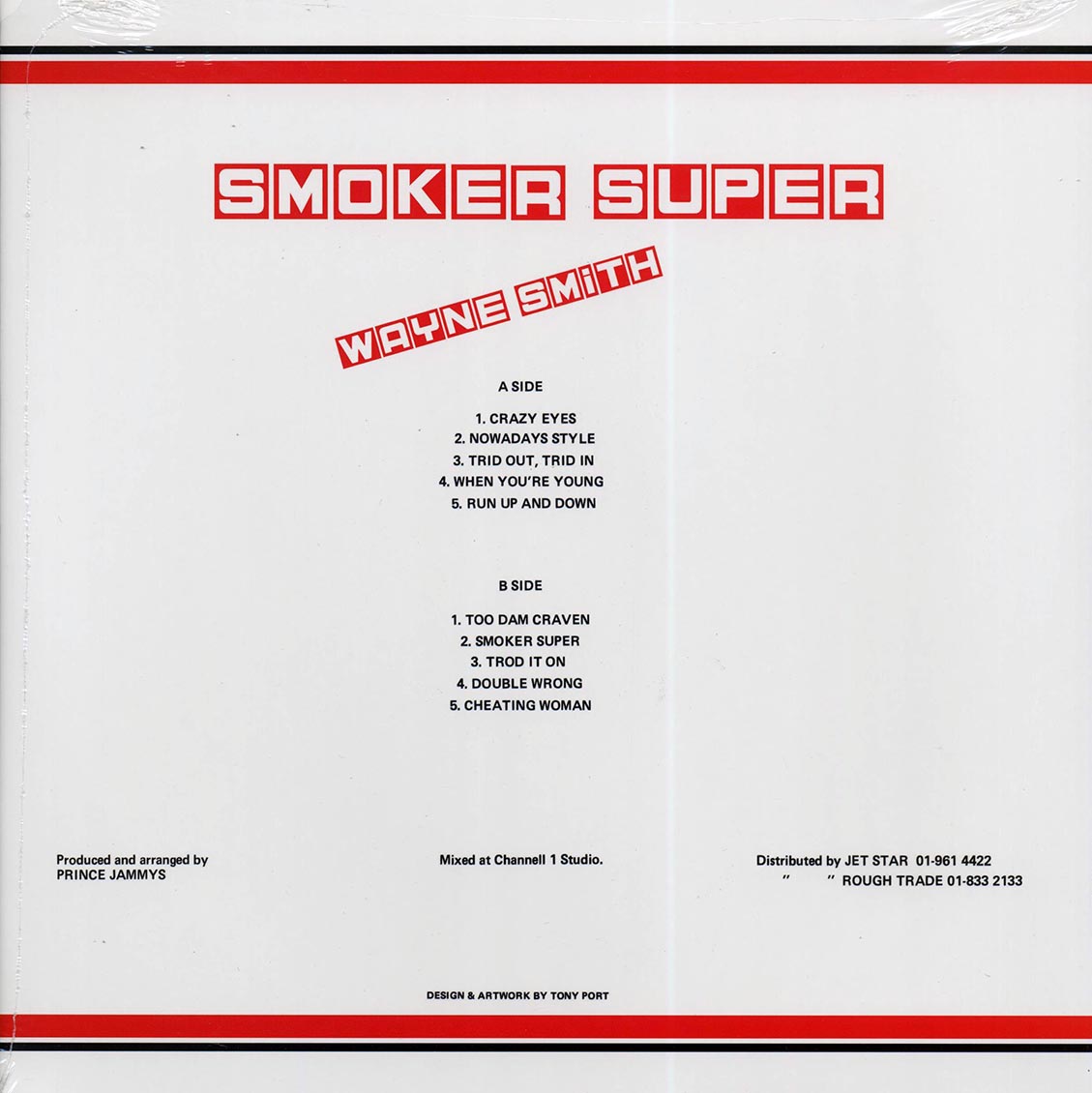 Wayne Smith - Smoker Super (2014 FIRST PRESS) Vinyl Record