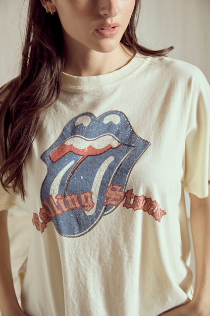 The Rolling Stones Old English Womens Tee Shirt