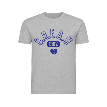 Wu-Tang Clan Officially Licensed C.R.E.A.M. University Kids Youth Tee ShirtGrey