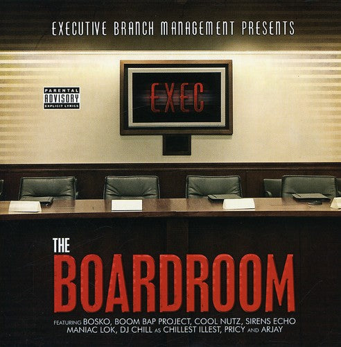 the album cover for Cool Nutz Presents - The Boardroom