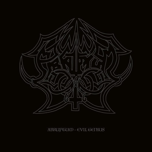 the album cover for Abruptum - Evil Genius