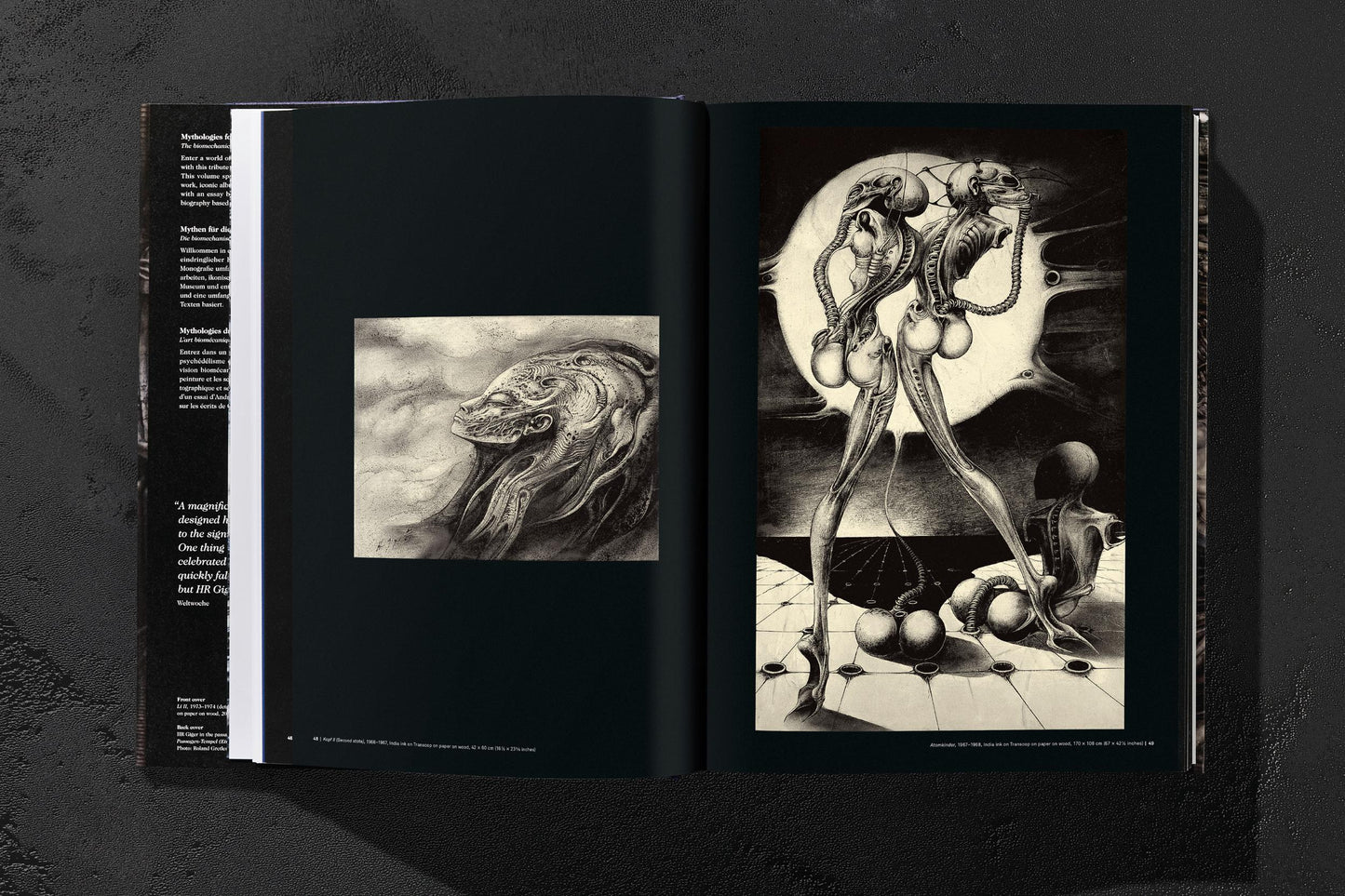 HR Giger (German, French, English) Book