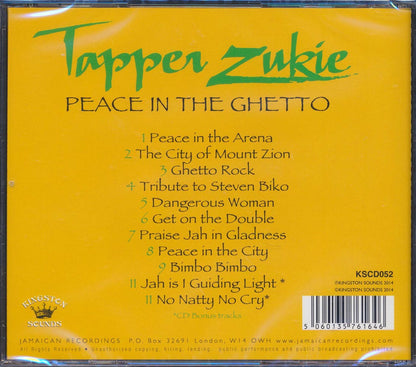 Tappa Zukie - Peace In The Ghetto Music CD