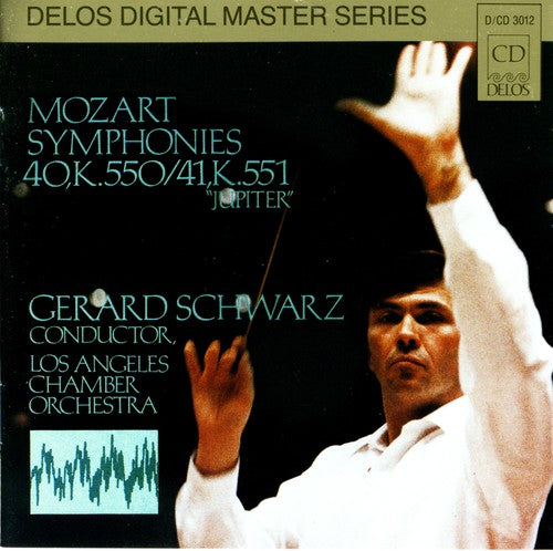 the album cover for Gerard Schwarz - Symphonies 40 & 41