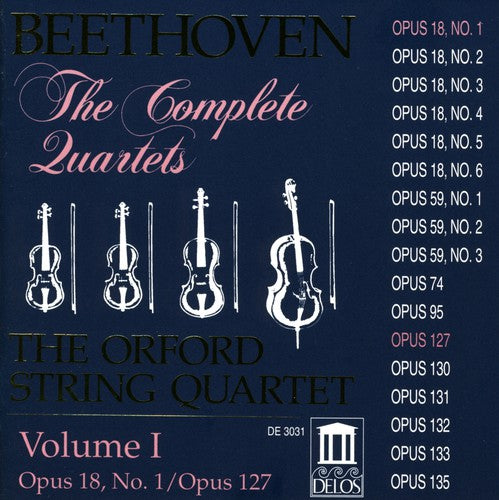 Beethoven / Orford String Quartet - Complete Quartets 1 - Music CD