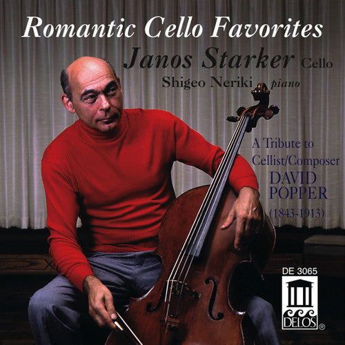 the album cover for Janos Starker - Romantic Cello Favorites